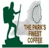 A picture of the park 's finest coffee logo.